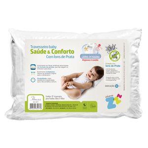 Travesseiro Saúde & Conforto Baby Íons de Prata - Fibrasca