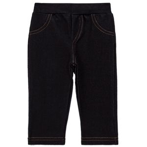 Calça jeans masculina para bebe em fleece Dark Denim - Pingo Lelê