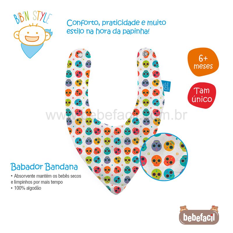 BB225-B-B-Babador-Bandana-para-bebe-Bibn-Style-Caveiras-Coloridas---Multikids-Baby