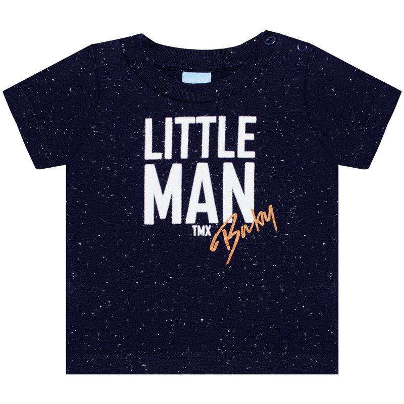TMX4081-B-moda-bebe-menino-conjunto-camiseta-bermuda-em-malha-moletinho-little-man-TMX-no-bebefacil-loja-de-roupas-para-bebes