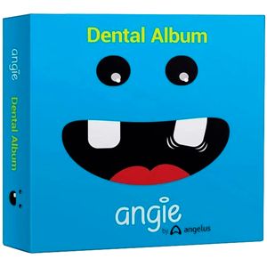 Porta Dentes de Leite Dental Album Premium Azul - Angie