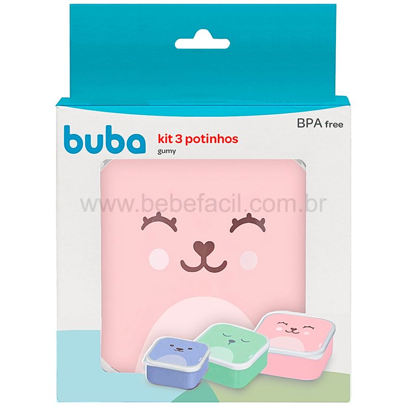 BUBA12603-C-Kit-3-Porta-Papinha-para-bebe-Gumy-Rosa-6m---Buba