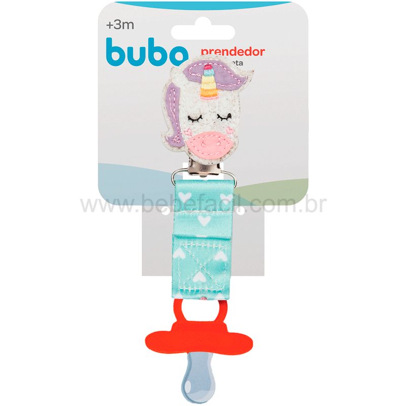 BUBA12057-D-Prendedor-de-Chupeta-Animal-Fun-Unicornio-3m---Buba