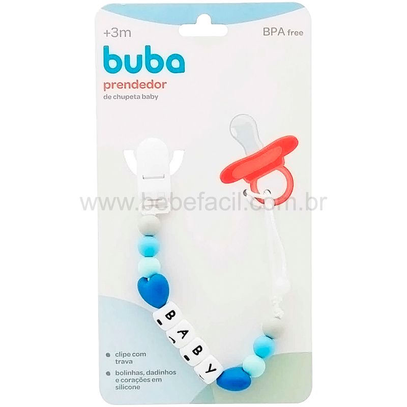 BUBA11940-B-Prendedor-de-Chupeta-em-Silicone-Baby-Azul-3m---Buba
