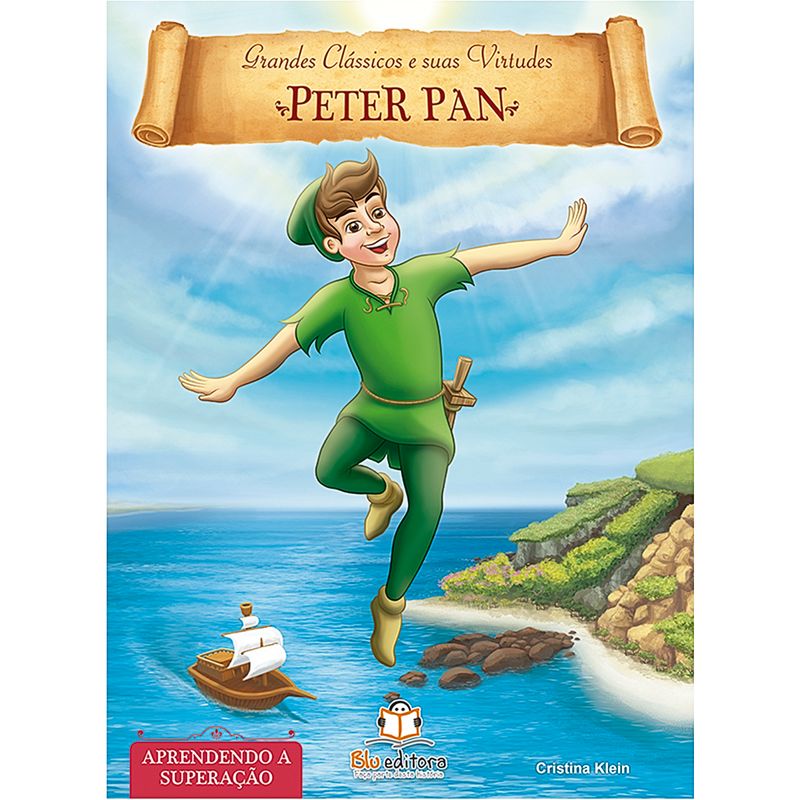 BLU539-A-Livro-Grandes-Classicos-e-Suas-Virtudes-Peter-Pan---Blu-Editora