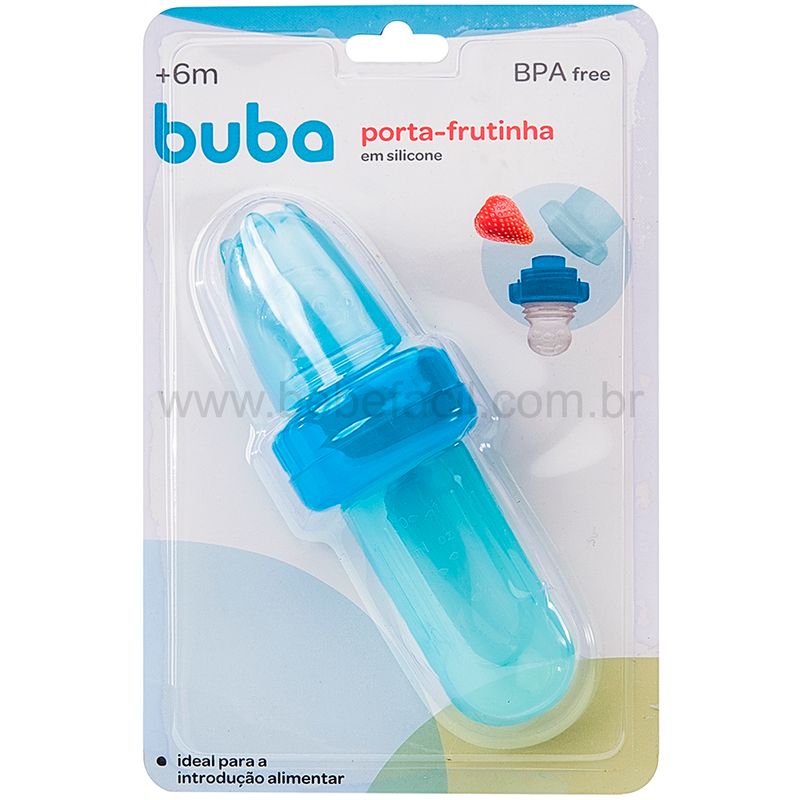 BUBA12623-J-Kit-Alimentador-Porta-frutinha-e-Colher-Dosadora-para-bebe-Azul-6m---Buba