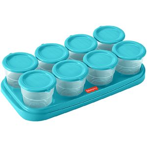 Potes para Congelar Papinha na Bandeja Prep & Fresh 8 unidades Azul - Fisher Price