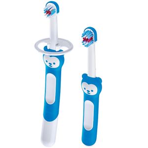 Escova de Dentes Learn to Brush 2 Unidades Azul (5m+) - MAM