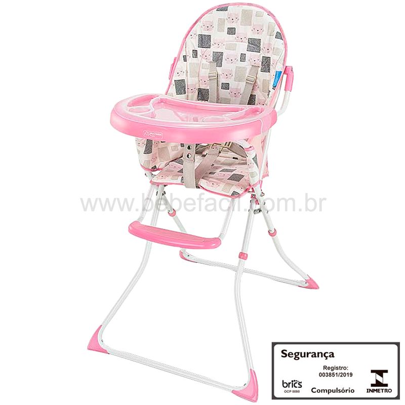 BB610-C-Cadeira-Alta-de-Alimentacao-Slim-gatinho-Rosa-6m---Multikids-Baby
