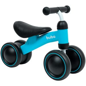 Bicicleta de Equilíbrio 4 rodas Azul (12m+) - Buba