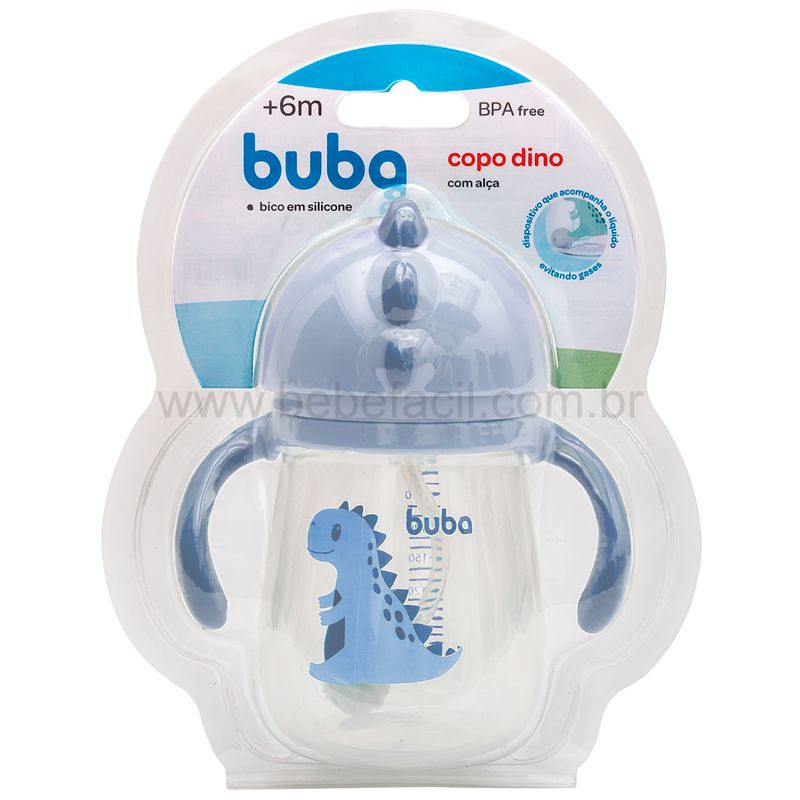 BUBA12580-H-Copo-com-Alca-e-Canudo-Dino-Azul-240ml-12m---Buba