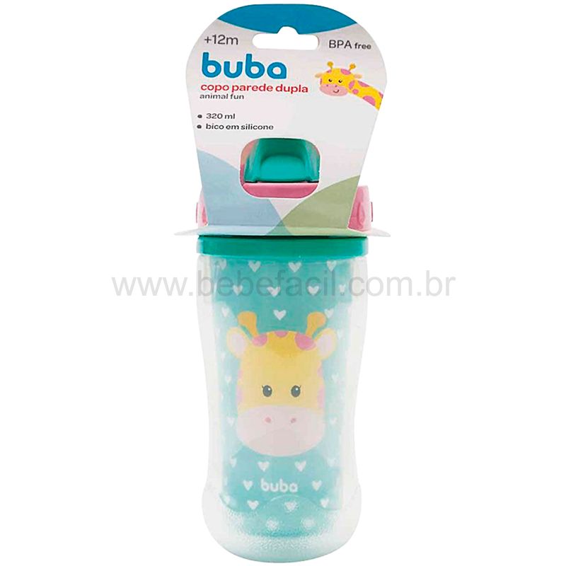 BUBA12087-F-Copo-c-Parede-Dupla-e-Canudo-Animal-Fun-Girafinha-320ml-12m---Buba