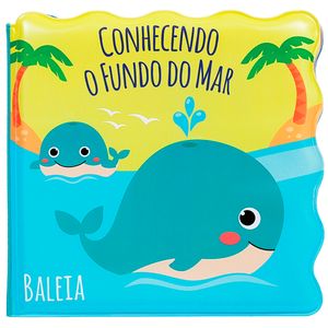 Livro Educativo para Banho "Conhecendo o Fundo do Mar" (6m+) - Buba