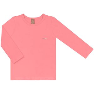 Camiseta Surfista c/ proteção UV FPS +50 Rosa Flúor - Up Baby