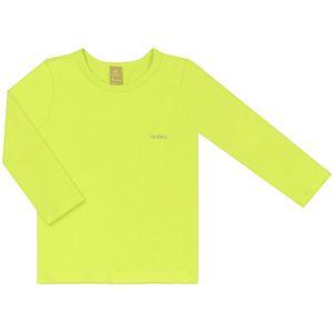Camiseta Surfista c/ proteção UV FPS +50 Verde Limão - Up Baby