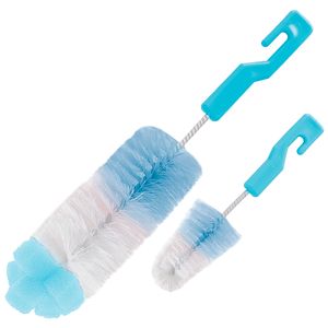 Kit Escovas para Mamadeiras com Esponja Azul - Buba