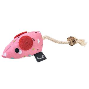 Brinquedo Pet de Pelúcia Ratinho Deco Rosa para Gatos - Mimo