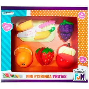 Mini Feirinha Frutas com velcro Creative Fun (3a+) - Multikids Baby