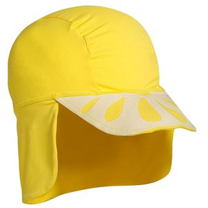 Boné de banho c/ proteção UV FPS +50 Amarelo Limão - Tip Top