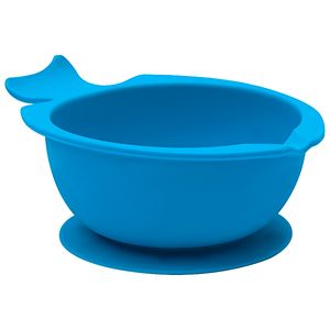 Bowl em Silicone com Ventosa Peixinho Azul (6m+) - Buba