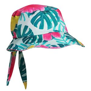 Chapéu de banho c/ proteção UV FPS +50 Floral Tropical - Tip Top