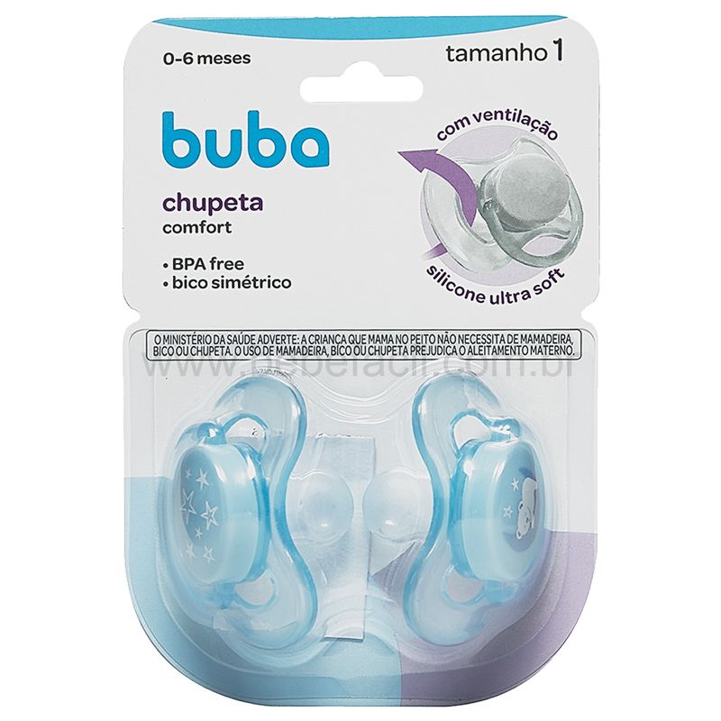 BUBA12657-H-Kit-2-Chupetas-Comfort-Ursinho-e-Estrela-Azul-Tam-1-0-6m---Buba