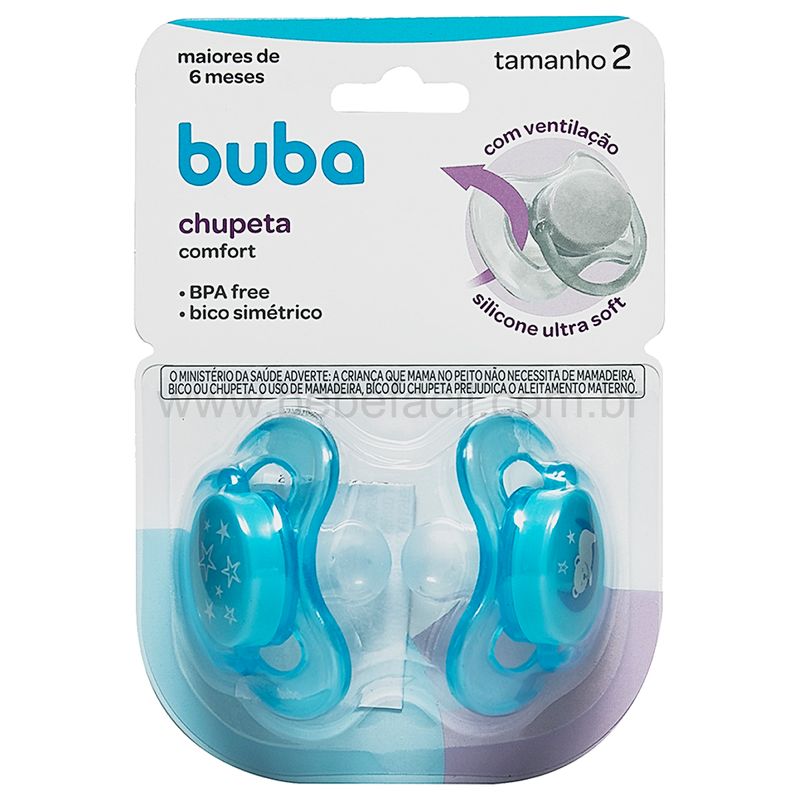 BUBA12669-H-Kit-2-Chupetas-Comfort-Ursinho-e-Estrela-Azul-Tam-2-6m---Buba