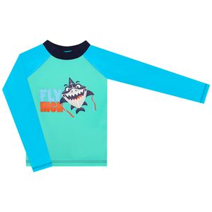 Camiseta Surfista para bebê em lycra FPS 50 Tubarão Pipa - Puket