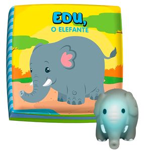 Livro Tá na Hora do Banho: Edu, o Elefante (0m+) - Vale das Letras