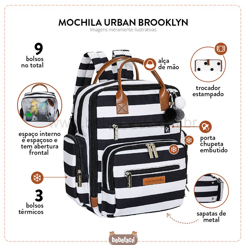 MB12BRO313.21-L-Mochila-Maternidade-Urban-Brooklyn-Black-and-White---Masterbag