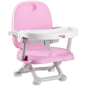 Cadeira de Alimentação Assento Elevatório Peanuts Rosa (6m+) - Multikids Baby