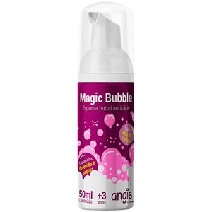 Espuma Bucal Anticárie 2 em 1 Magic Bubble 50ml (3a+) - Angie
