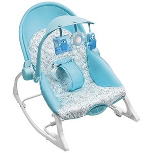 Cadeira de Descanso e Balanço Seasons Azul (0-18kg) - Multikids Baby