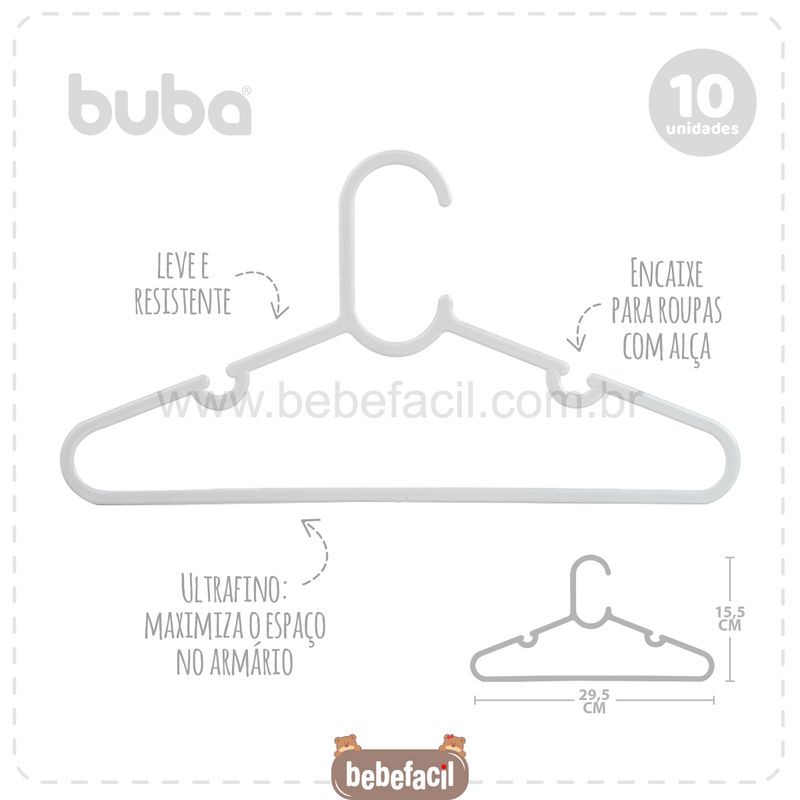 BUBA12715-D-Kit-10-Cabides-Infantil-de-Plastico-Branco---Buba