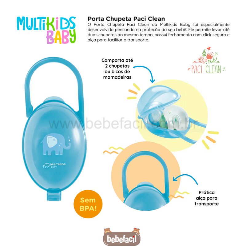BB141-C-Porta-Chupeta-Paci-Clean-Boys---Multikids-Baby