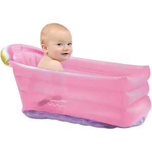 Banheira Inflável Bath Buddy Rosa (6-12m) - Multikids Baby