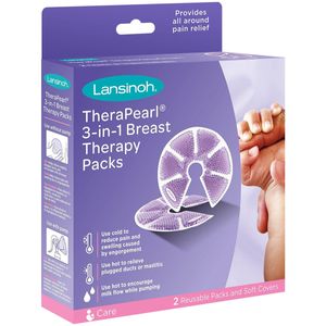 Compressas Terapêuticas para seios reutilizáveis 3 em 1 TheraPearl - Lansinoh
