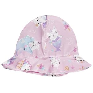 Chapéu para bebê c/ proteção UV FPS +50 Gatinha - Up Baby