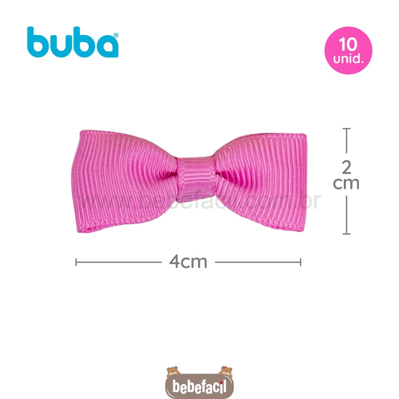BUBA15303-O-Kit-10-Lacos-com-Presilha-P-Colorido---Buba