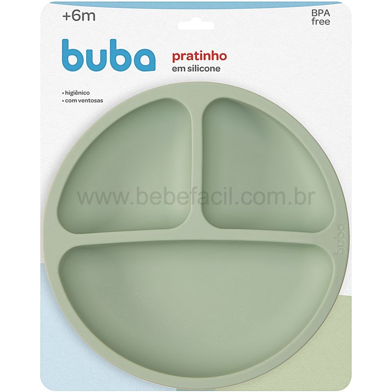 BUBA15632-E-Prato-em-Silicone-com-Divisorias-e-Ventosa-Verde-6m---Buba