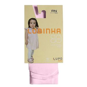 Meia-Calça Microfibra para bebê Fio 80 Rosa - Lupo