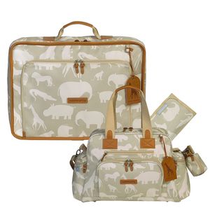 Mala Vintage + Bolsa Everyday Safari Caqui – Masterbag