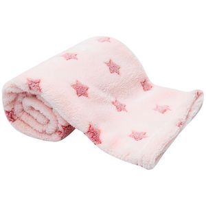 Manta para bebê em Soft Estrelinhas Rosa (3m+) - Buba
