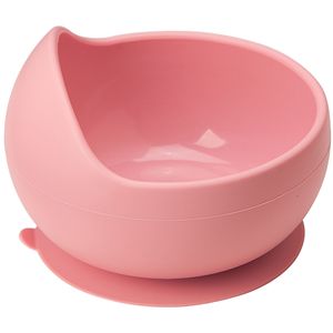 Bowl em Silicone com Ventosa Rosa (6m+) - Buba