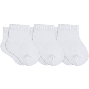 Tripack: 3 meias Soquete para bebê Branca - Lupo