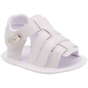 Sandália para bebê Básico Branco - Keto Baby