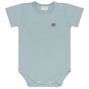 Body curto para bebê em algodão egípcio Verde Malva - Mini & Co.