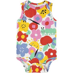 Body regata para bebê em suedine Floral Colors - Up Baby
