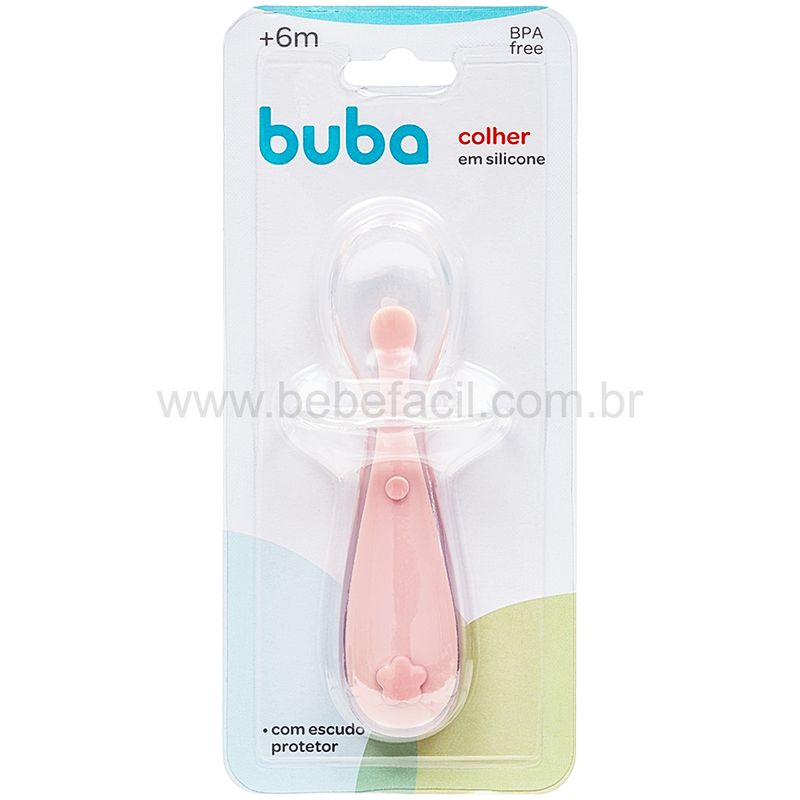 BUBA16284-E-Colher-de-Silicone-com-Protetor-Rosa-6m---Buba