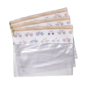 Conjunto 3 Saquinhos de Maternidade Carrinhos Marfim - Masterbag